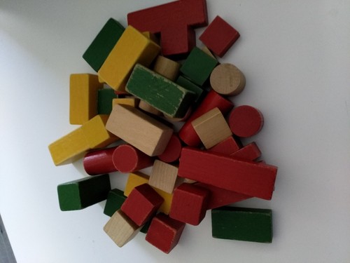 Baustein konvolut aus holz - aus,