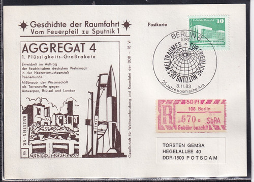 Ddr bausteinkarte aggregat - ddr,