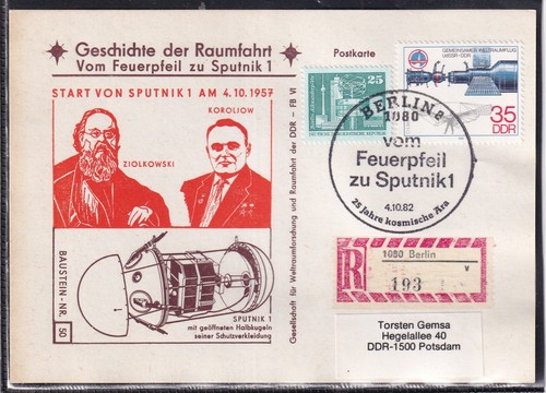 Ddr bausteinkarte vom - , 50