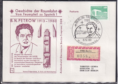 Ddr bausteinkarte b n - , 37